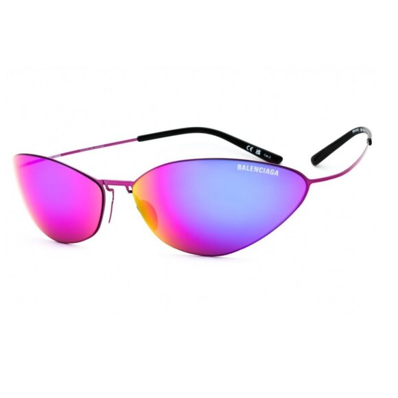 NEW BB0350S 003 BALENCIAGA PINK UNISEX CAT EYE SUNGLASSES - Picture 1 of 3
